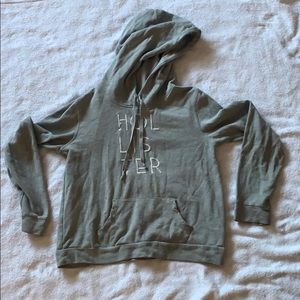 Hollister Lightweight Gray Hoodie - M